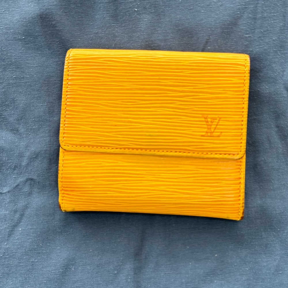 LV Epi Yellow Small Wallet